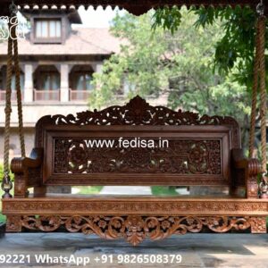 Stylish Wooden Swing Design for Elegant Home Ambience No-1407