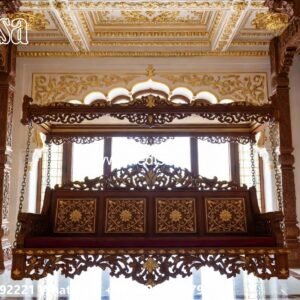Premium Wooden Swing Design with Elegant Comfort Style No-1418