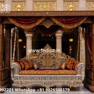 Luxury Wooden Swing Design with Decorative Chains No-1420