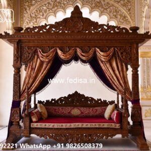 Indoor Wooden Swing Design for Sophisticated Home Style No-1424