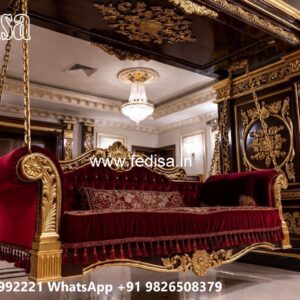 Wooden Swing Design with Traditional Handcrafted Beauty No-1428