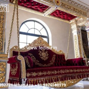 Premium Wooden Swing Design for Indoor Hall Area No-1436