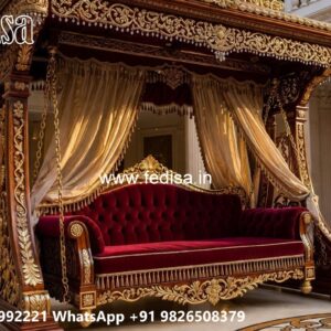Wooden Swing Design with Classic Wooden Detailing No-1439