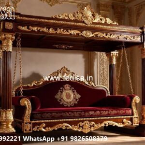 Wooden Swing Design for Elegant Family Sitting Space No-1443