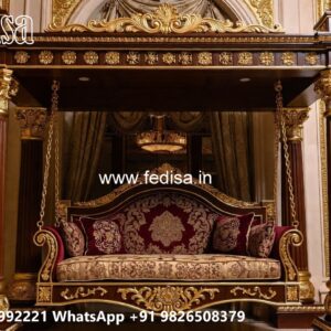 Stylish Wooden Swing Design for Indoor Comfort Area No-1446