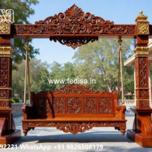 Wooden Swing Design for Artistic Home Interior Beauty No-1448