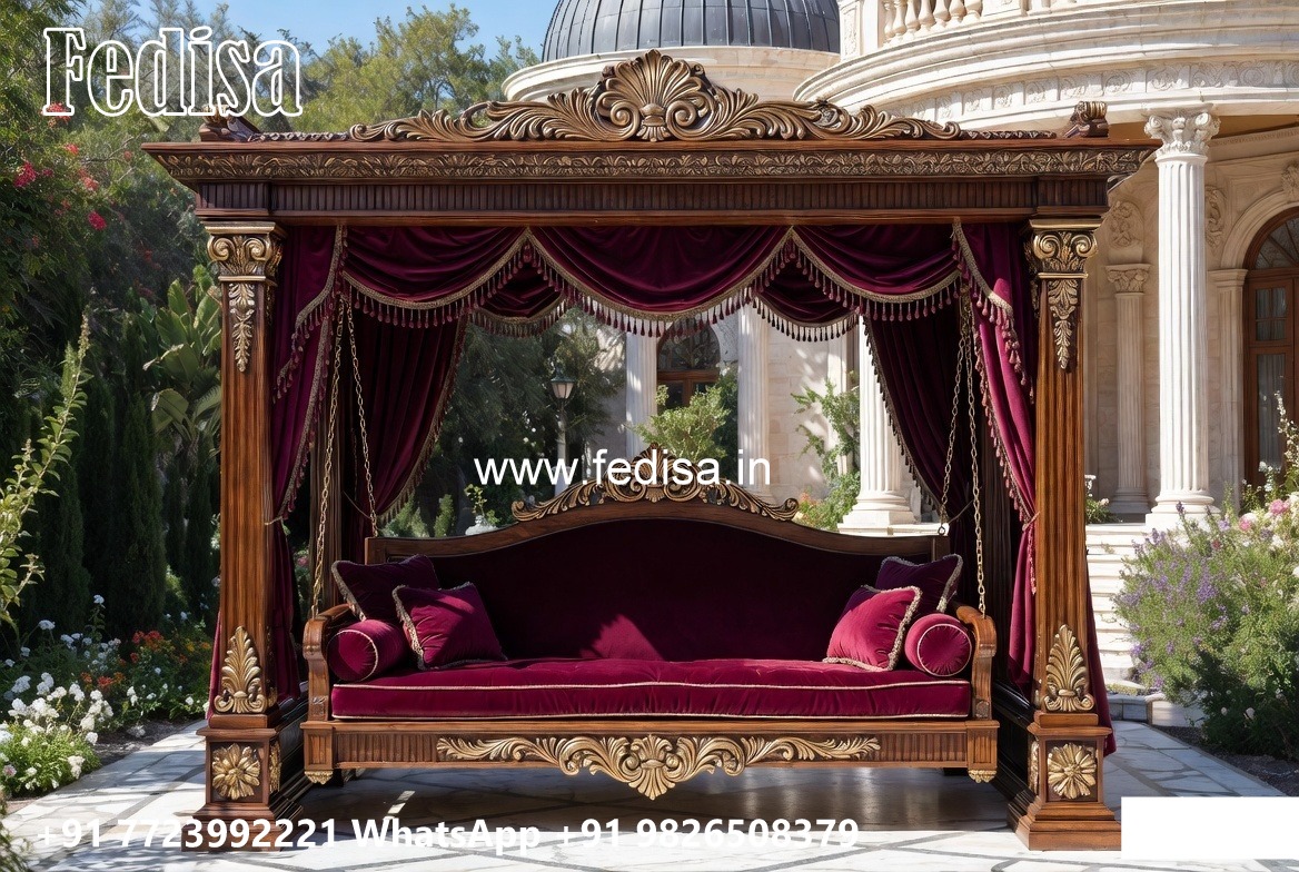 Luxury Swing Design with Rich Teak Wood Texture No-1476