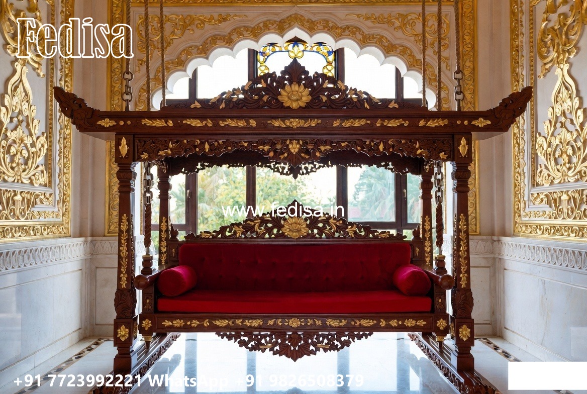 Traditional Luxury Swing Design for Indian Homes No-1483