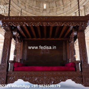 Luxury Swing Design with Beautiful Carved Backrest No-1496