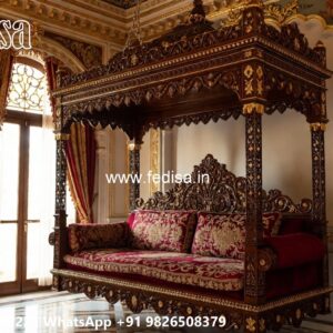 Luxury Swing Design with Artistic Floral Engraving No-1522
