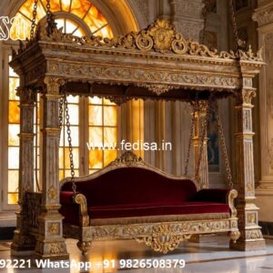 Wooden Classic Swing Design with Elegant Cushion Seating No-1566