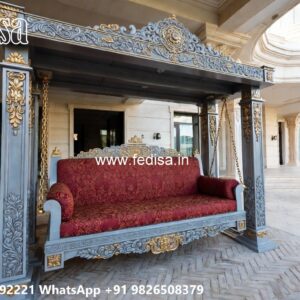 Elegant Classic Swing Design with Decorative Carvings No-1570