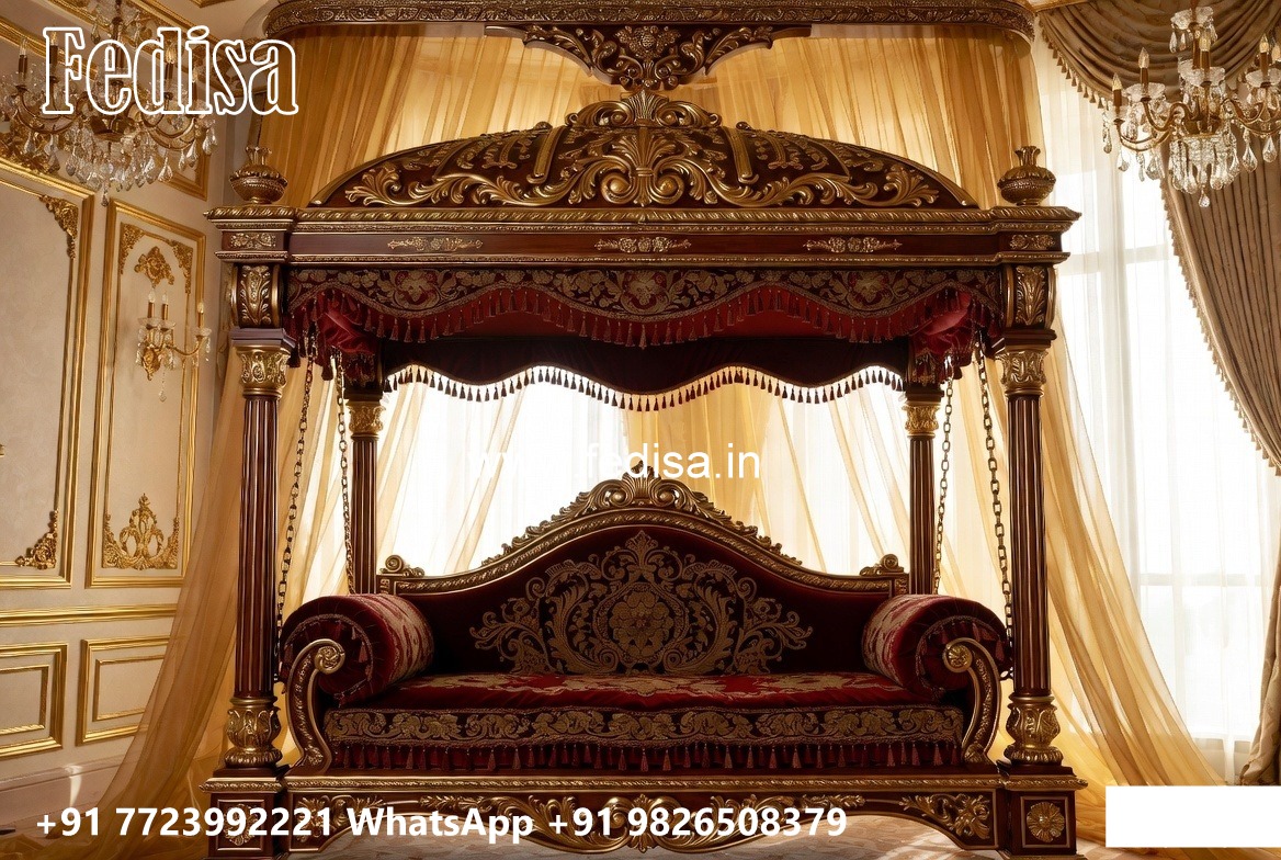 Stylish Royal Swing Design with Decorative Brass Chains No-1656