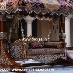 Royal Swing Design with Rich Wooden Craftsmanship No-1658