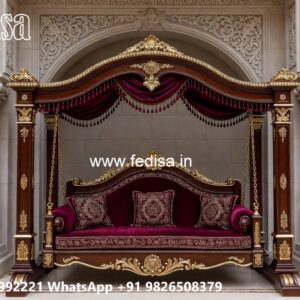 Vintage Wood Carving Swing Design with Traditional Beauty No-1712
