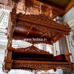 Artistic Wood Carving Swing Design for Elegant Interiors No-1717