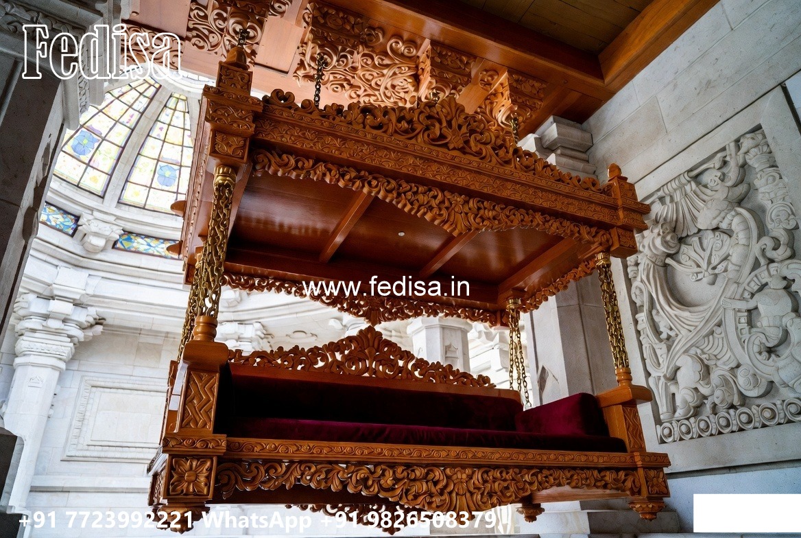 Artistic Wood Carving Swing Design for Elegant Interiors No-1717