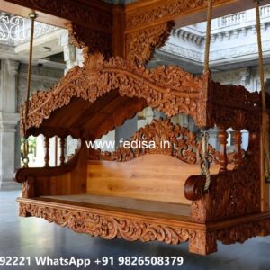 Traditional Wood Carving Swing Design for Heritage Decor No-1737