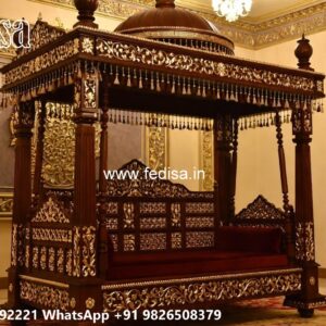 Decorative Wood Carving Swing Design with Artistic Finish No-1755