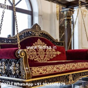 Premium Wood Carving Swing Design with Decorative Carvings No-1762
