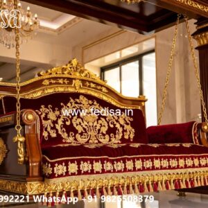 Wood Carving Swing Design with Premium Heritage Craftsmanship No-1775