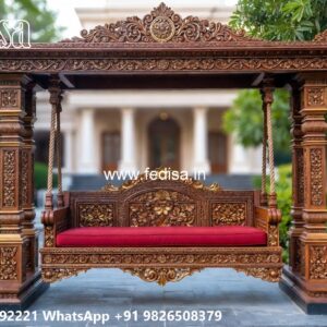 Custom Wooden Swing Design for Premium Home Interiors No-1814