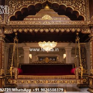 Wooden Swing Design with Traditional Indian Craftsmanship No-1818