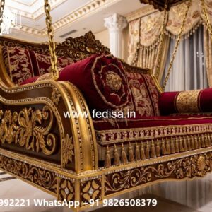 Decorative Wooden Swing Design for Home Entrance Area No-1819