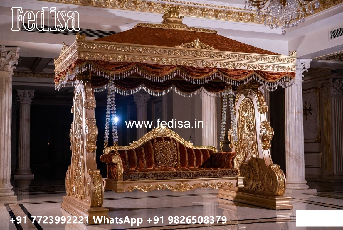 Wooden Swing Design for Peaceful Relaxation Corner No-1830
