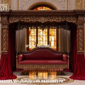 Luxury Wooden Jhula Design for Hall Interior Styling No-1833