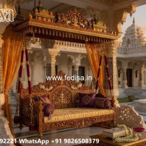 Wooden Swing Design for Traditional South Indian Homes No-1844