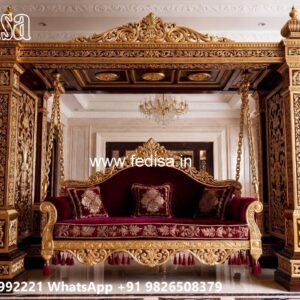Modern Wooden Swing Design with Sleek Finishing Style No-1845
