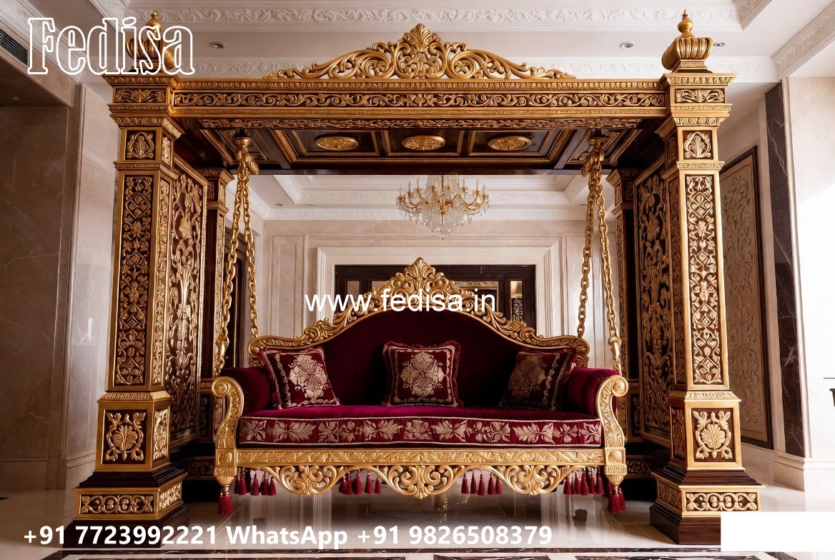 Modern Wooden Swing Design with Sleek Finishing Style No-1845