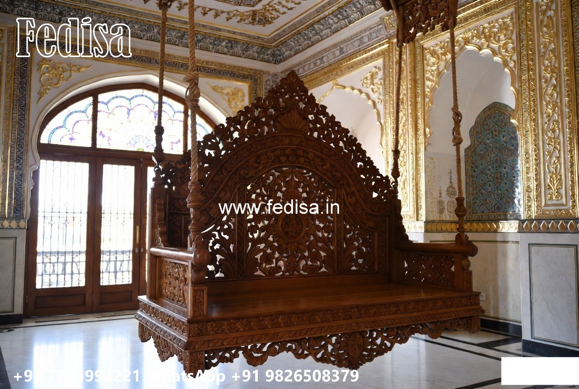 Contemporary Wooden Swing Design for Stylish Living Room No-1849