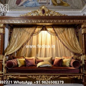 Wooden Swing Design for Cozy Indoor Seating Corner No-1852