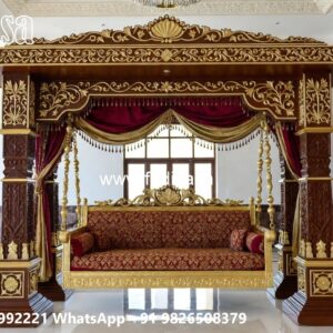 Luxury Wooden Swing Design for Spacious Hall Interiors No-1855