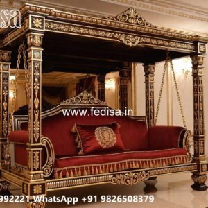 Stylish Wooden Swing Design for Elegant Home Ambience No-1857