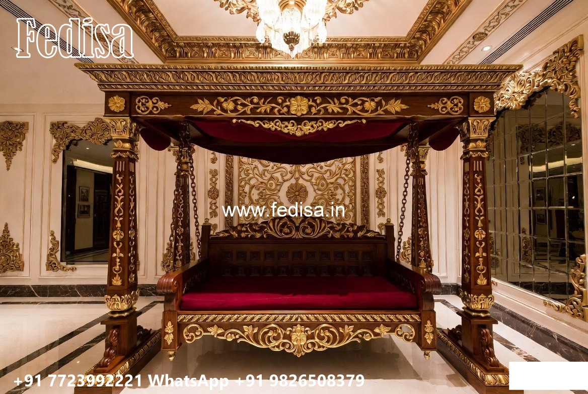 Luxury Wooden Swing Design with Decorative Chains No-1870