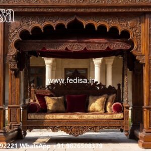 Wooden Swing Design with Rich Traditional Craftsmanship No-1885