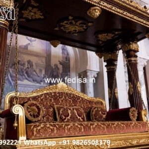 Premium Wooden Swing Design for Indoor Hall Area No-1886