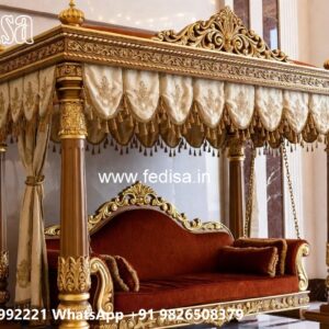 Stylish Wooden Swing Design for Indoor Comfort Area No-1896