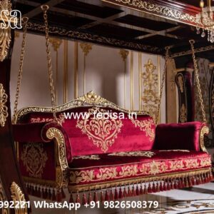 Wooden Swing Design with Elegant Hanging Rope Style No-1897