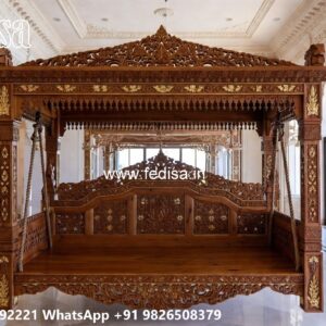 Luxury Swing Design with Decorative Floral Carvings No-1922