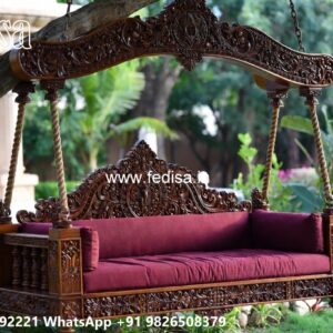 Luxury Swing Design with Beautiful Carved Backrest No-1946