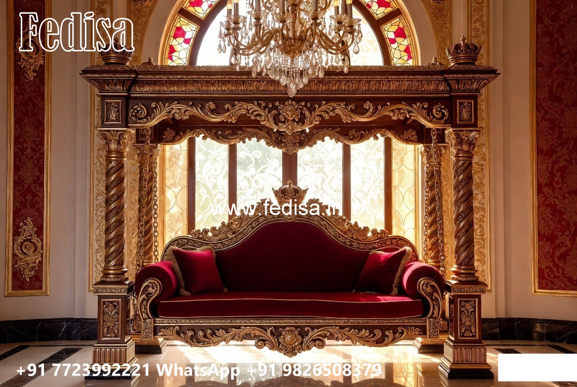 Classic Swing Design with Antique Wooden Craftsmanship No-2098