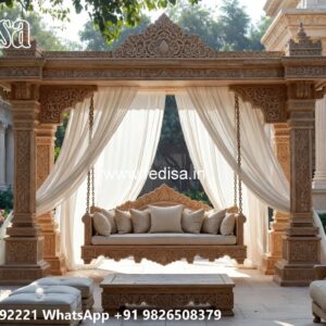Stylish Royal Swing Design with Decorative Brass Chains No-2106