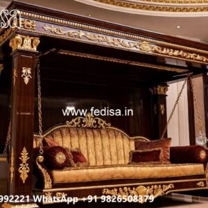 Royal Swing Design with Rich Wooden Craftsmanship No-2108