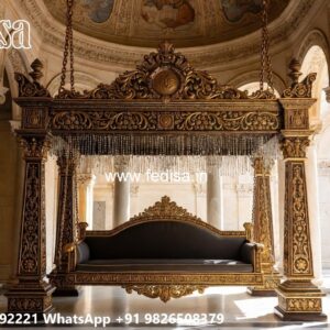 Wooden Royal Swing Design with Artistic Traditional Touch No-2116