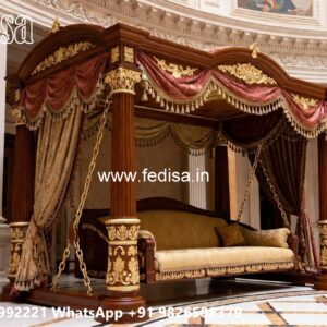 Stylish Royal Swing Design with Elegant Wooden Texture No-2133