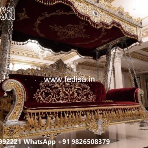 Handcrafted Wood Carving Swing Design for Elegant Living Rooms No-2152